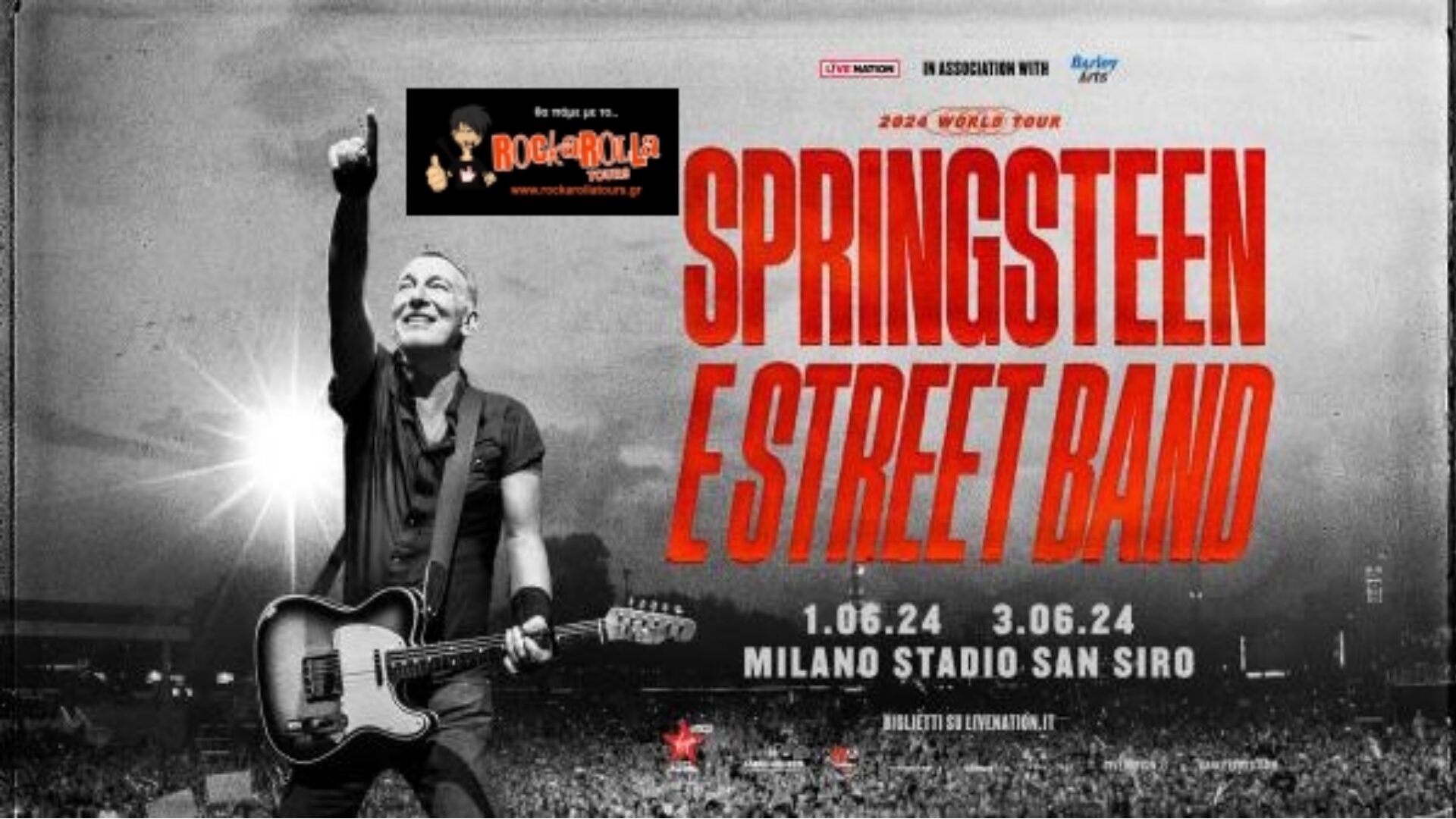 BRUCE SPRINGSTEEN / MILAN /1-3.6.2024